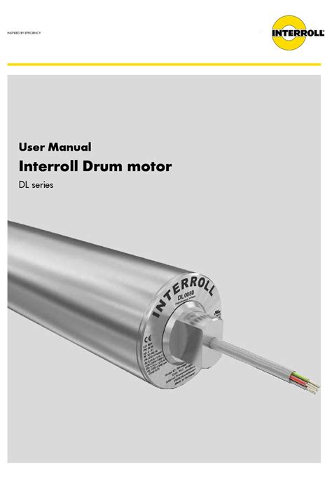 User manual Interroll